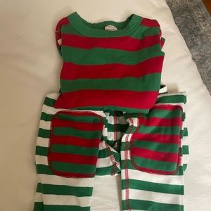 Hanna Andersson Christmas Mix up Long John’s- Size 6-7